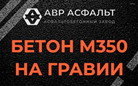 Бетон М350 на гравии в Борисове Гриве