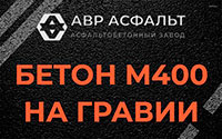 Бетон М400 на гравии в Борисове Гриве